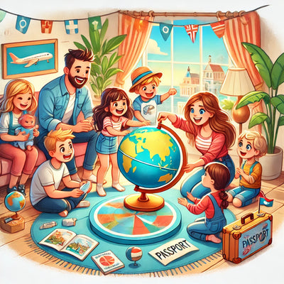 Spin the Globe Adventure – Play the Exploring the World Game from Home!  Start!