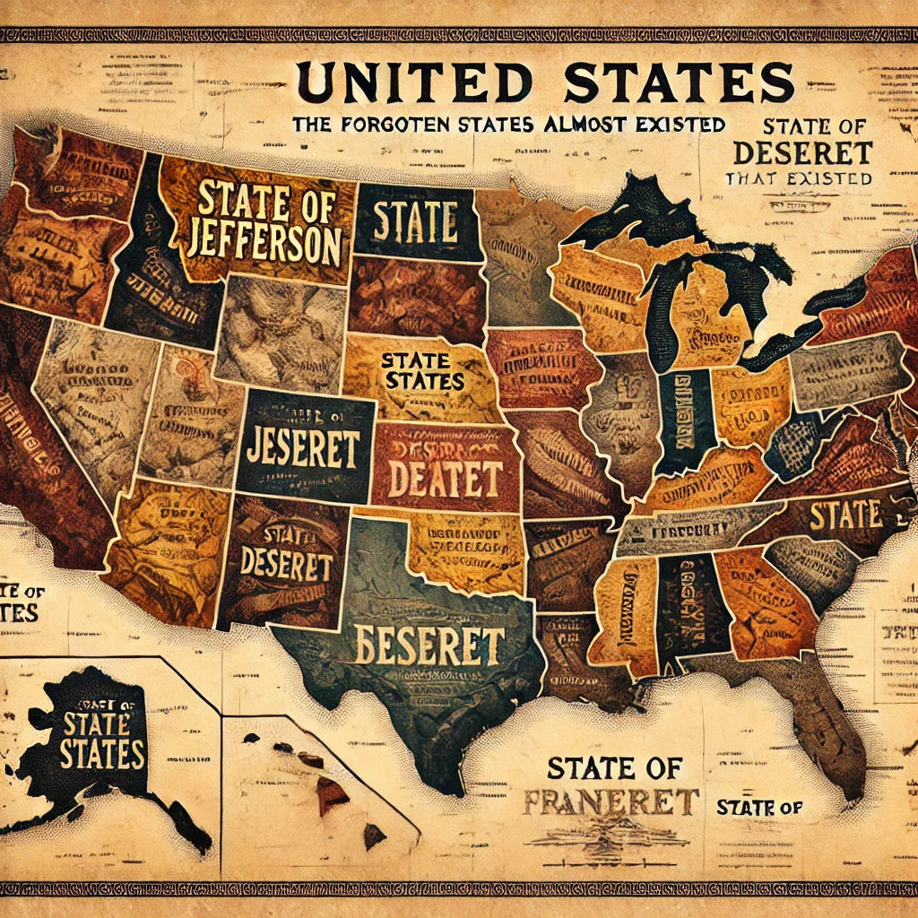 The Forgotten States of America: The U.S. Almost Had More Than 50! 🗺️🏛️