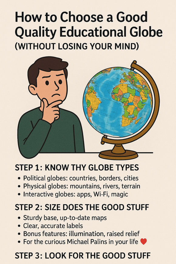 How to Choose a Good Quality Educational Globe (Without Losing Your Mind)