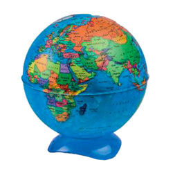 EXERZ 10CM Mini Globe (Political Map), with Pencil Sharpener build in