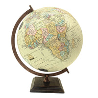 EXERZ 30cm Desktop Antique Globe, Handcraft Earth Globe