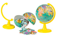 TOPGLOBE 15CM Educational Globe with 100pc Puzzles