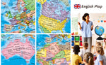 Exerz 20cm Educational World Globe