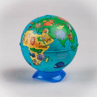 EXERZ 10CM Mini Globe (Aminal Map), with Pencil Sharpener build in