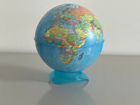 EXERZ 10CM Mini Globe (Political Map), with Pencil Sharpener build in