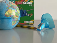 EXERZ 10CM Mini Globe (Political Map), with Pencil Sharpener build in