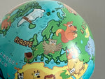 EXERZ 10CM Mini Globe (Aminal Map), with Pencil Sharpener build in