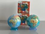 EXERZ 10CM Mini Globe (Political Map), with Pencil Sharpener build in