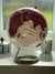 Exerz 25CM Pink World Globe with Stainless Steel Base - Modern Desktop Decoration