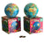 EXERZ 10CM Mini Globe (Political Map) With Money Bank Build In