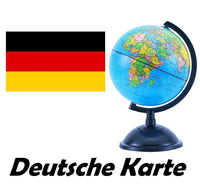 20cm Educational World Globe - German - Topglobe