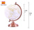 20cm World Globe Golden Colour - Metal Arc and Base - Spanish - Topglobe