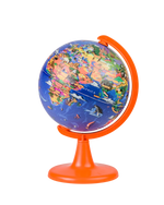 TOPGLOBE 15CM Educational Globe with 100pc Puzzles