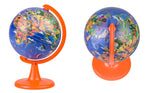 TOPGLOBE 15CM Educational Globe with 100pc Puzzles