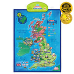 BEST LEARNING i-Poster My United Kingdom Interactive Map - Educational Talking Toy Ages 5 to 12 - Topglobe