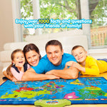 BEST LEARNING i-Poster My World Interactive Map Educational Talking Toy Age 5 to 12 - Topglobe