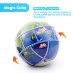 BEST LEARNING Magic Puzzle World Globe - 3D Earth World Map Puzzles for Children Kids - 26 Pieces - Topglobe