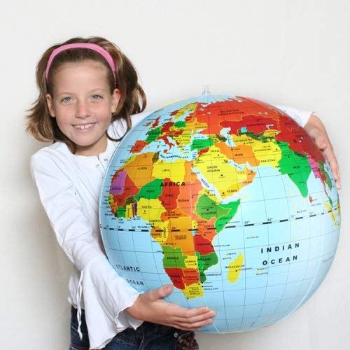 Brainstorm Toys 50cm Mega Inflatable World Globe - Topglobe