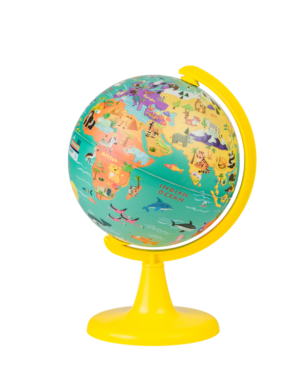 TOPGLOBE 15CM Educational Globe with 100pc Puzzles