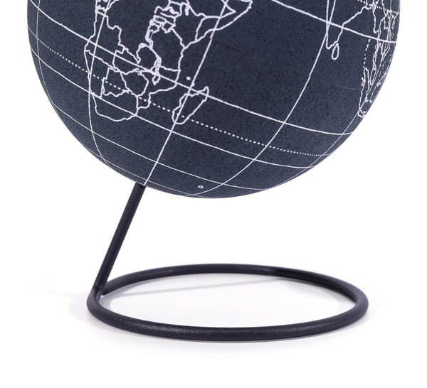 Exerz 14cm Natural Cork Globe 12 Push Pins Included (Blue) - Topglobe