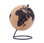 Exerz 14cm Natural Cork Globe 12 Push Pins Included (Natural Cork) - Topglobe