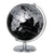 Exerz 14cm World Globe - Metallic Black - Topglobe