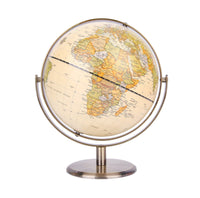 Exerz 20cm Antique Globe Metal Arc and Base Bronzed - All direction 360° - Topglobe