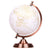 Exerz 20cm World Globe - White & Golden - Topglobe