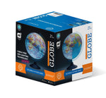 Exerz 21cm Illuminated AR World Globe Political/ Constellation - Topglobe