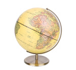 Exerz 30cm Antique Globe Metal Arc and Base Bronzed colour - Topglobe