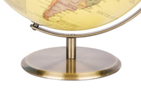 Exerz 30cm Antique Globe Metal Arc and Base Bronzed colour - Topglobe