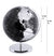 Exerz 30cm World Globe - Metallic Black - Topglobe