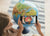 Exerz 32cm Relief Illuminated World Globe- Cable Free Interactive AR (Augmented Reality) - Topglobe