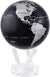 MOVA Silver and Black Metallic 11.5cm World Globe - Topglobe