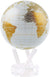 Mova World Globe 11.5cm White and Gold - Topglobe