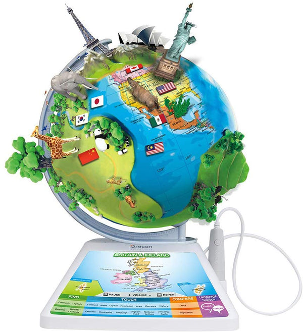 Oregon Scientific Smart Globe - Interactive with Smart Pen and 3D Augmented Reality - Topglobe