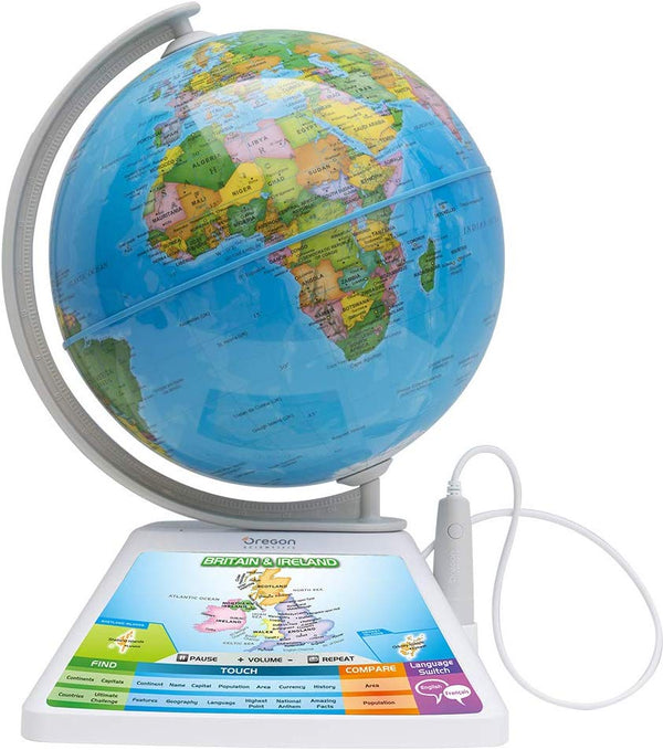 Oregon Scientific Smart Globe - Interactive with Smart Pen and 3D Augmented Reality - Topglobe