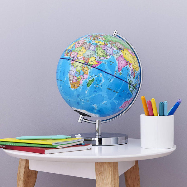 Science Kidz 2 in 1 Illuminated World Globe - Light Up Constellation - Topglobe