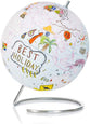 SUCK UK Globe Journal, Paper and metal, Multicolour, Small